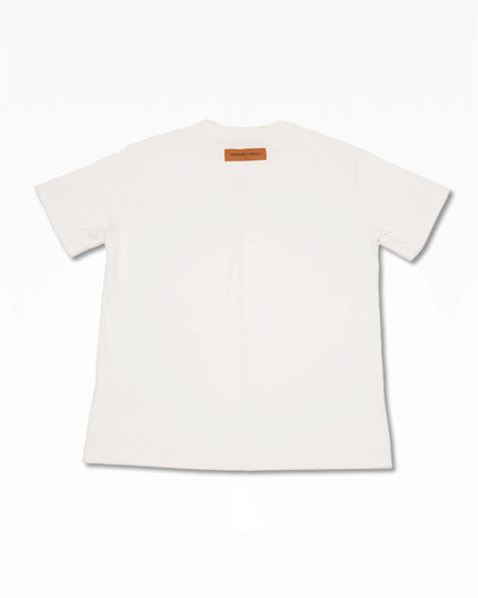 EMBOSSED LOGO WHITE T-SHIRT 23SS SIZE M