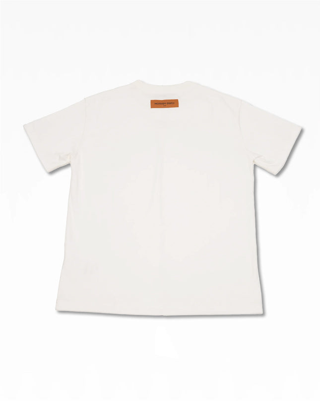 EMBOSSED LOGO WHITE T-SHIRT 23SS SIZE M