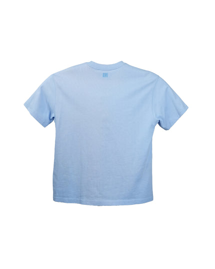 PARIS AMI DE COEUR TONAL BOXY FIT TSHIRT LIGHT BLUE