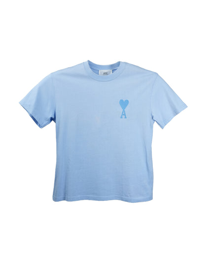 PARIS AMI DE COEUR TONAL BOXY FIT TSHIRT LIGHT BLUE