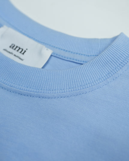 PARIS AMI DE COEUR TONAL BOXY FIT TSHIRT LIGHT BLUE