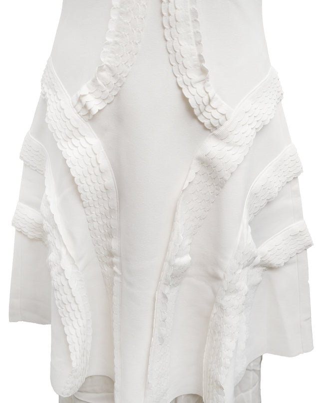 SLEEVELESS DRESS WHITE WITH INNERWEAR SIZE 42