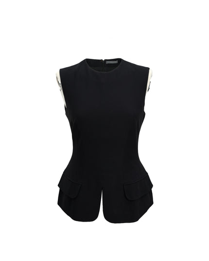 BLACK LINED TOP SIZE 44