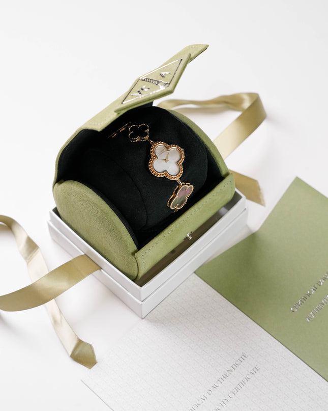 ALHAMBRA WATCH YELLOWGOLD S MOP ONYX DIAL (2023)