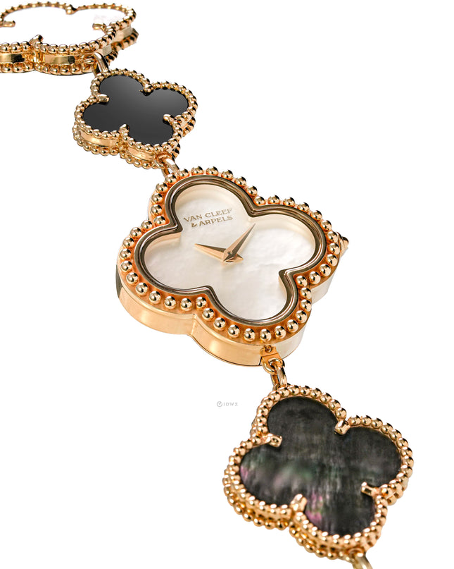 ALHAMBRA WATCH YELLOWGOLD S MOP ONYX DIAL (2023)