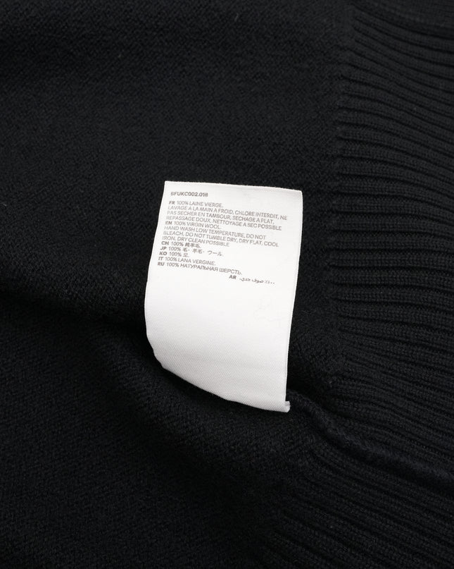 WOOL CARDIGAN BLACK