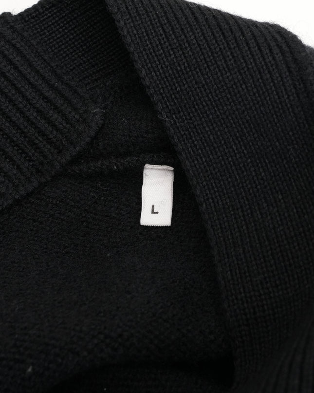 WOOL CARDIGAN BLACK