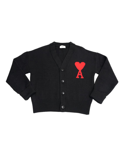 WOOL CARDIGAN BLACK