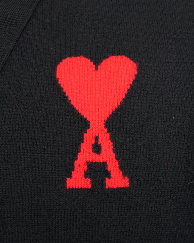 WOOL CARDIGAN BLACK