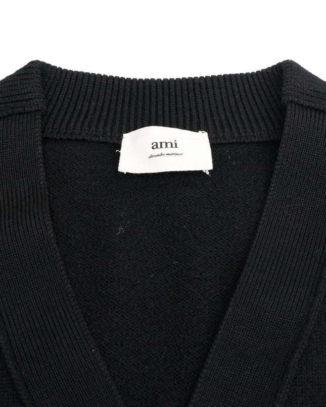 WOOL CARDIGAN BLACK
