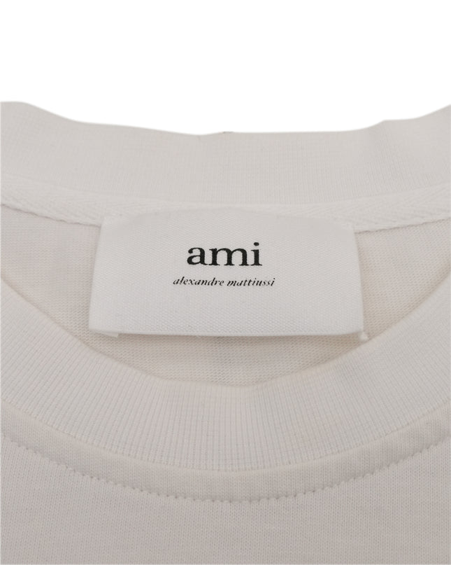 T-SHIRT WHITE X NAVY LONG SLEEVES SIZE M