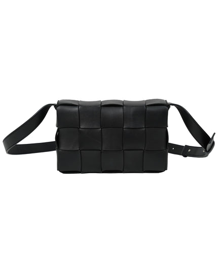 BLACK CASSETTE CROSSBODY BAG