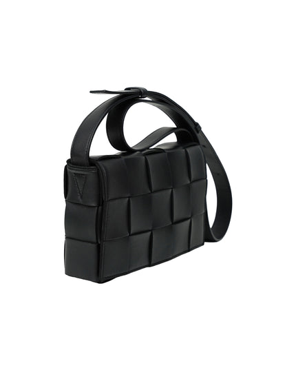 BLACK CASSETTE CROSSBODY BAG
