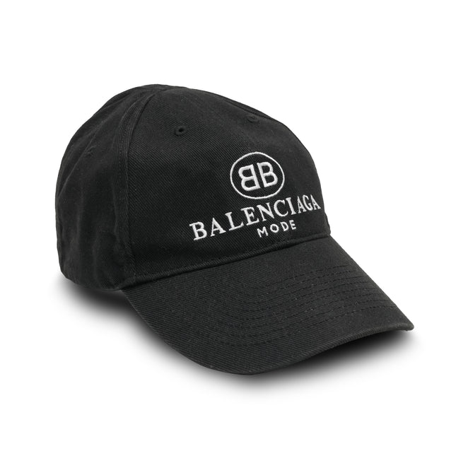 Balenciaga Logo Cap Black