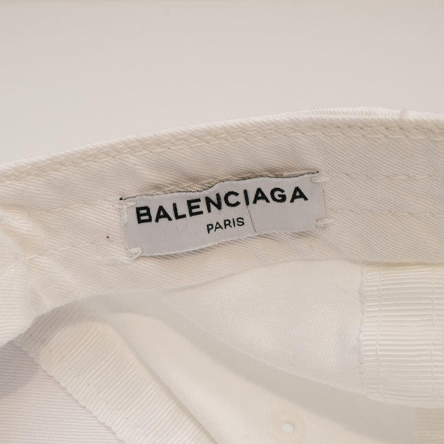 LOGO CAP L/58 COTTON WHITE