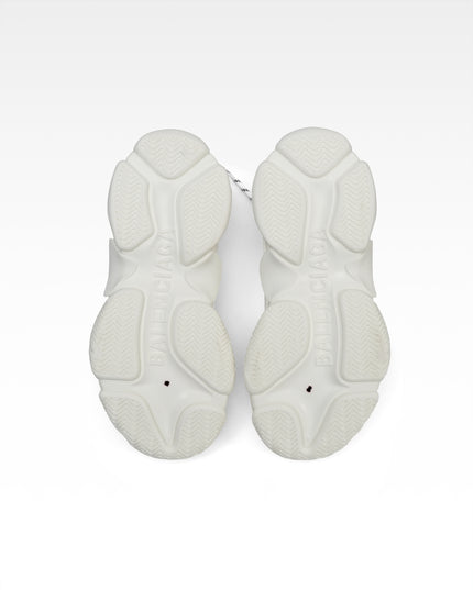 TRIPLE S SNEAKERS LADIES WHITE X BLACK ALL OVER LOGO – SIZE 37