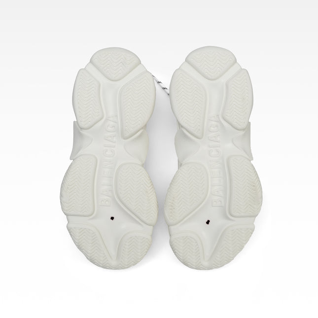 TRIPLE S SNEAKERS LADIES WHITE X BLACK ALL OVER LOGO