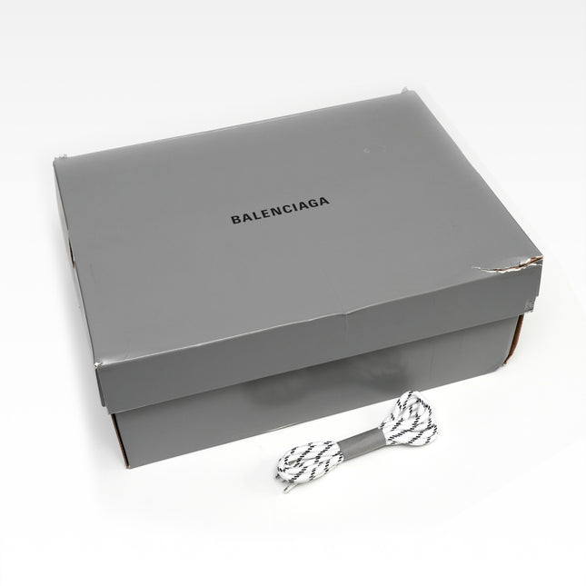 TRIPLE S SNEAKERS LADIES WHITE X BLACK ALL OVER LOGO