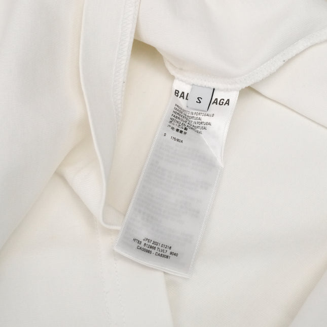 SHORT SLEEVE T-SHIRT COTTON & POLYURETHANE WHITE 2021