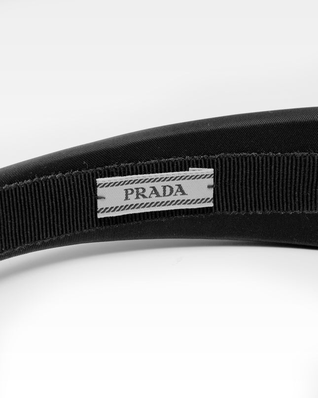TESSUTO TRIANGLE LOGO HEADBAND BLACK