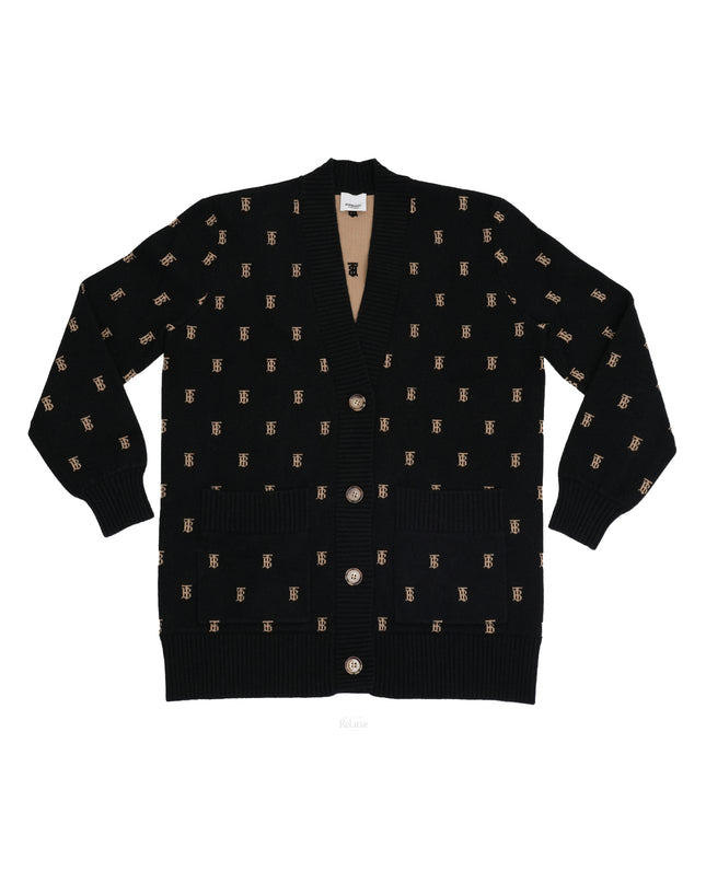 Burberry Cardigan Black X Beige