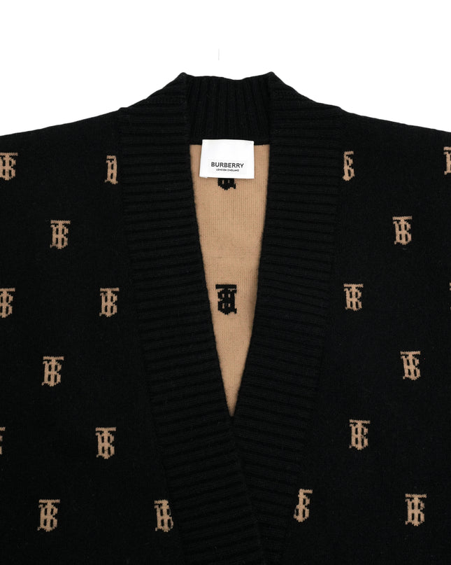 Burberry Cardigan Black X Beige