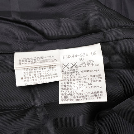 LONDON BLACK COAT IT40 WITH BELT