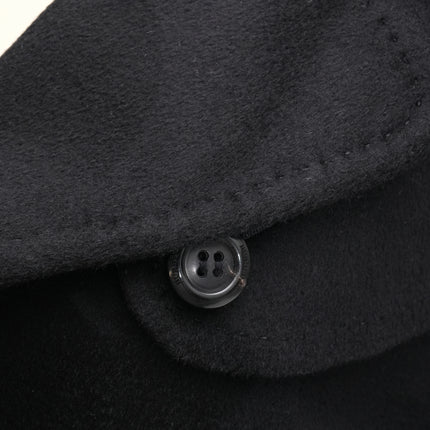 LONDON BLACK COAT IT40 WITH BELT