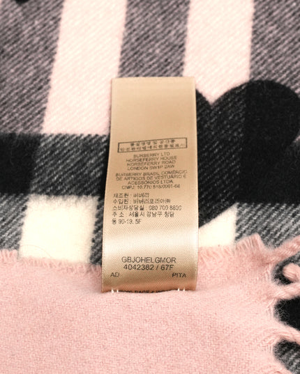 Burberry Scarf Love Pink X Black 
