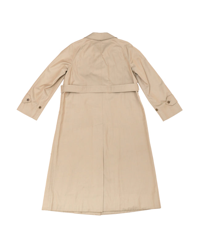 VINTAGE TRENCH COAT KHAKI WITH DETACHABLE BELT - SIZE 9
