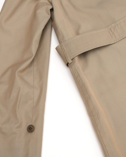 VINTAGE TRENCH COAT KHAKI WITH DETACHABLE BELT - SIZE 9