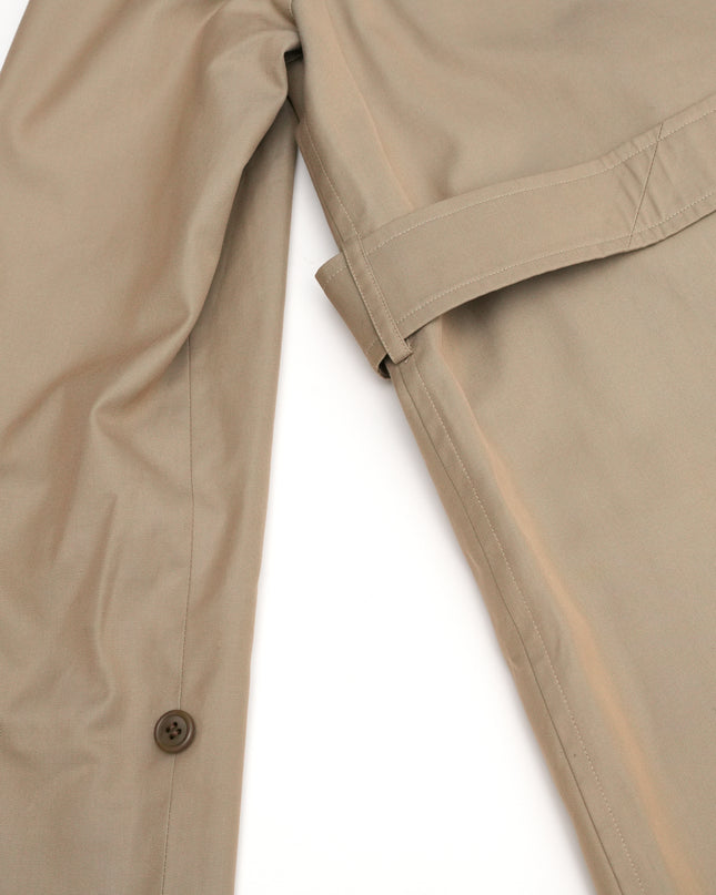 VINTAGE TRENCH COAT KHAKI WITH DETACHABLE BELT - SIZE 9