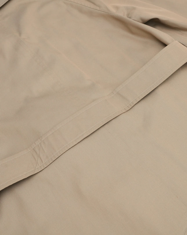 VINTAGE TRENCH COAT KHAKI WITH DETACHABLE BELT - SIZE 9