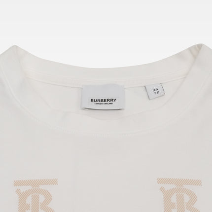 TB LOGO WHITE x BEIGE MONOGRAM