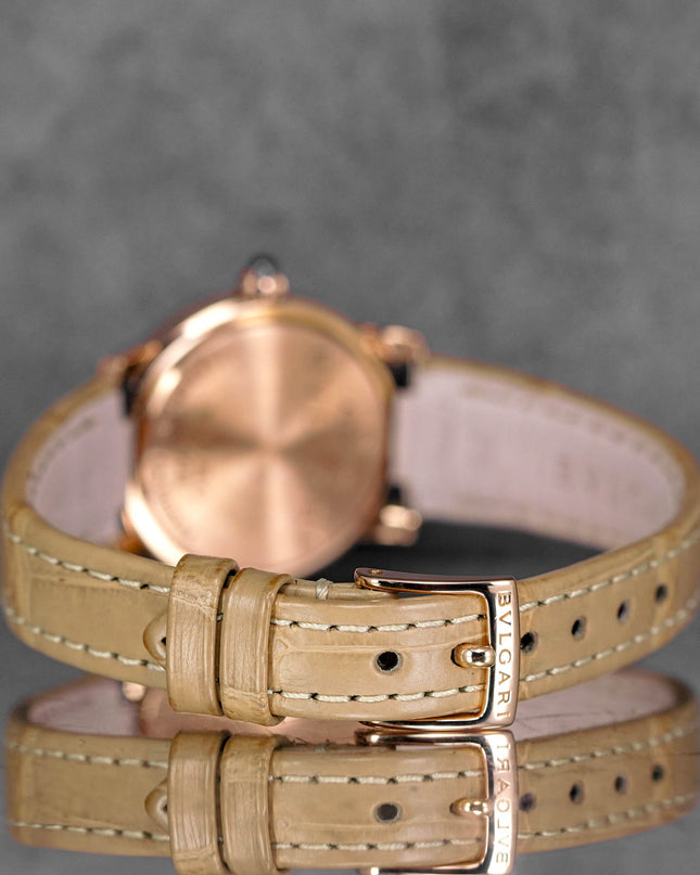 Harga Bvlgari BB Ladies Rosegold MOP Diamond