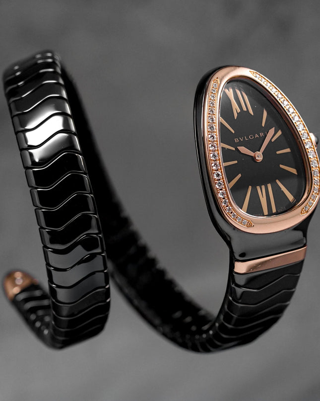 Harga Bvlgari Serpenti Spiga Black Diamond