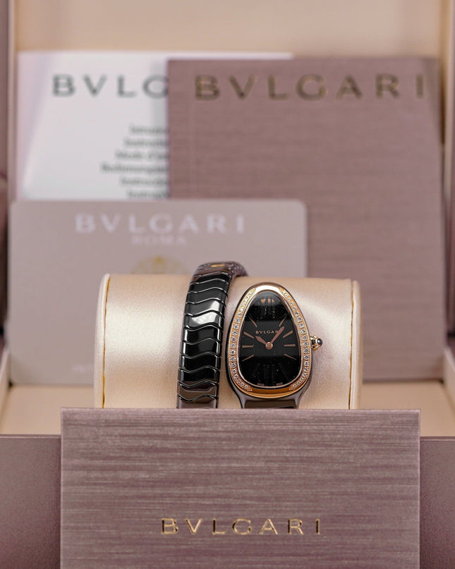 Harga Bvlgari Serpenti Spiga Black Diamond