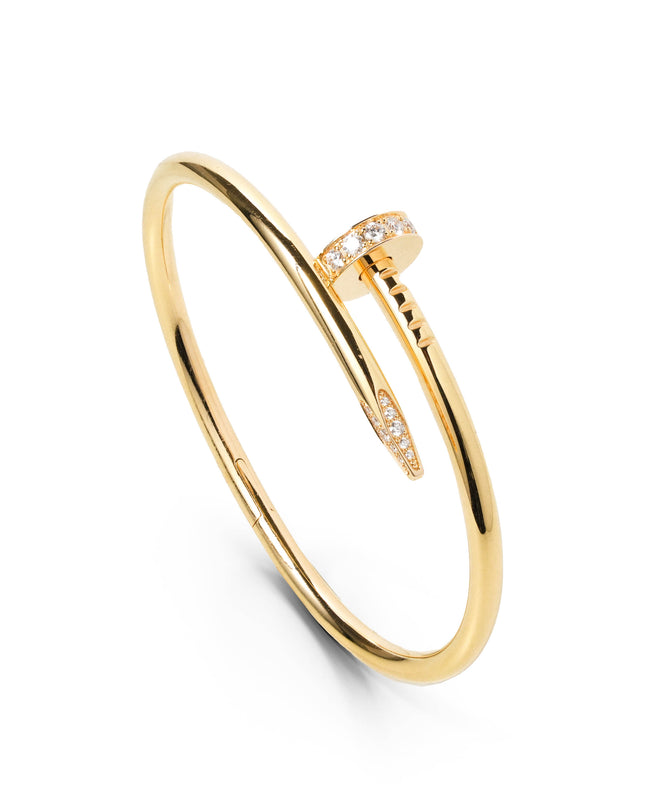 JUSTE UN CLOU BRACELET 18K YELLOWGOLD WITH 32 BRILLIANT CUT DIAMONDS (2023)