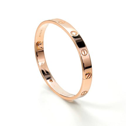 LOVE BRACELET 18K ROSEGOLD WITH 4 DIAMONDS (2017)