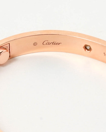 LOVE BRACELET 18K ROSEGOLD WITH 4 DIAMONDS (2023)