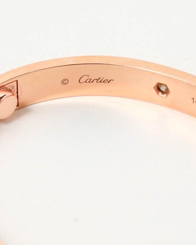 LOVE BRACELET 18K ROSEGOLD WITH 4 DIAMONDS (2023)
