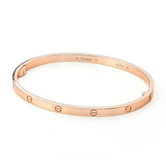 LOVE BRACELET 18K ROSEGOLD SMALL MODEL (2018)