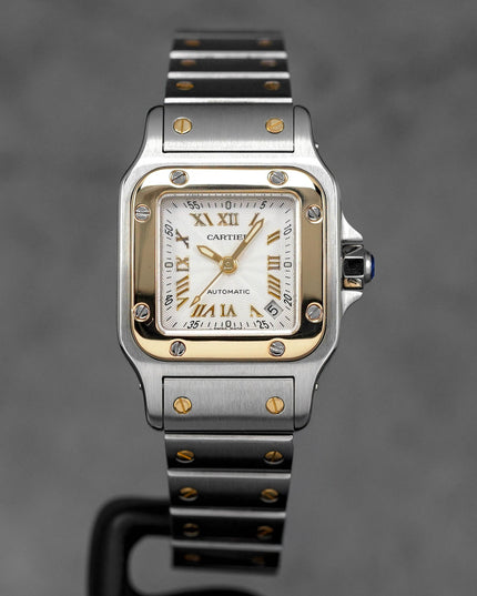 Harga Cartier Santos Galbee Roman Gold