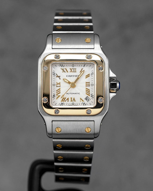 Harga Cartier Santos Galbee Roman Gold