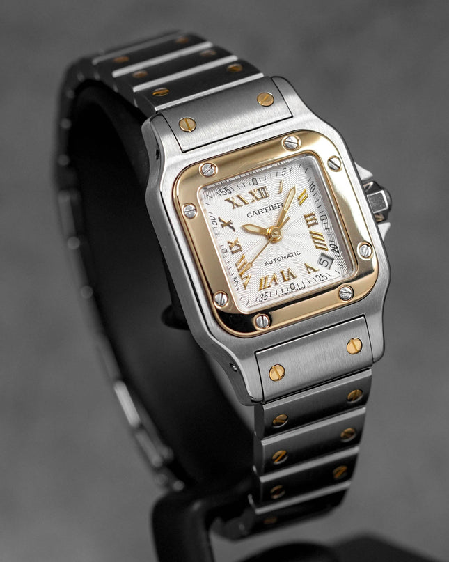 Harga Cartier Santos Galbee Roman Gold