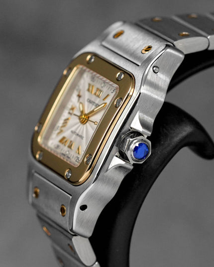 Harga Cartier Santos Galbee Roman Gold