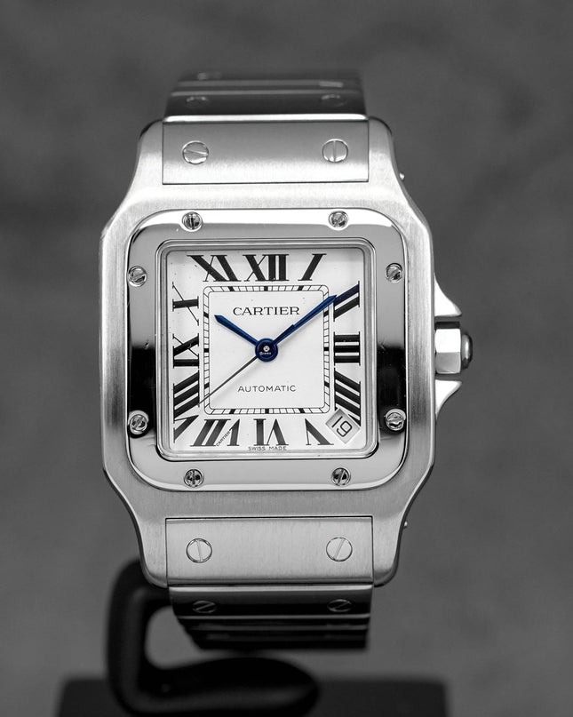 SANTOS GALBEE XL SILVER DIAL (WATCH ONLY)