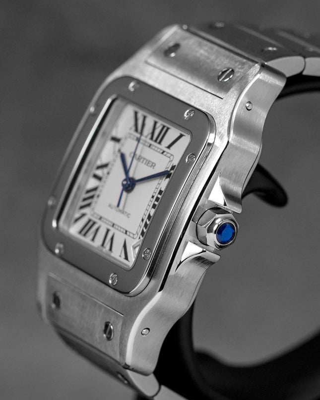 SANTOS GALBEE XL SILVER DIAL (WATCH ONLY)