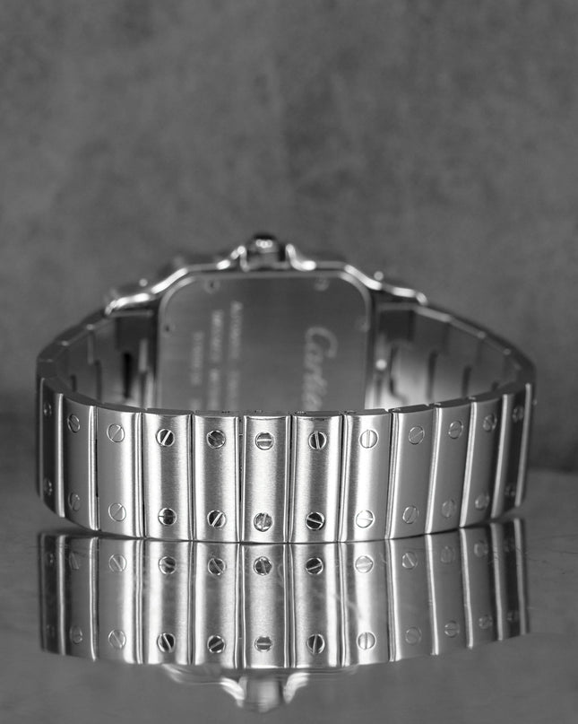 SANTOS GALBEE XL SILVER DIAL (WATCH ONLY)