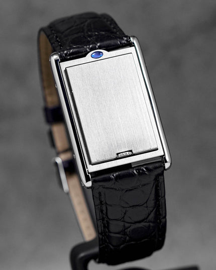Harga Cartier Tank Basculante Mecanique Black